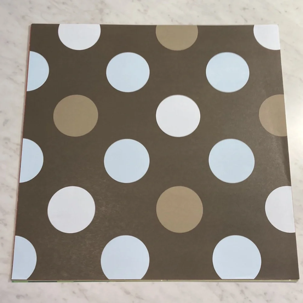 Geometric Polka Dots and Clover 12x12 Scrapbook Paper 11 Sheets
